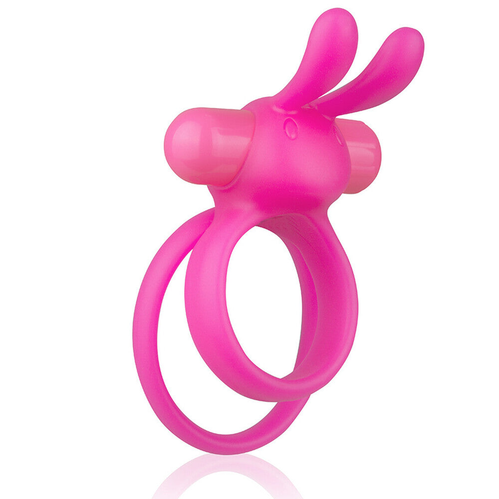 Screaming O OHare XL Vibrating Cock Ring Pink|Front View|"ohare design - front view"