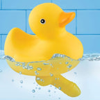 Duck With A Dick|Side View|"novelty rubber duck - side view"