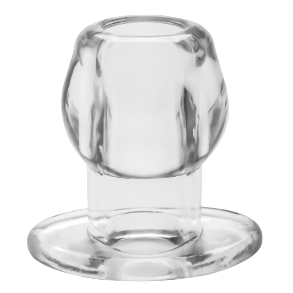 Perfect Fit Tunnel Plug Medium Clear|Front View|"clear medium tunnel-front view"|