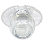 Perfect Fit Tunnel Plug Medium Clear|Side View|"medium tunnel design-side view"|