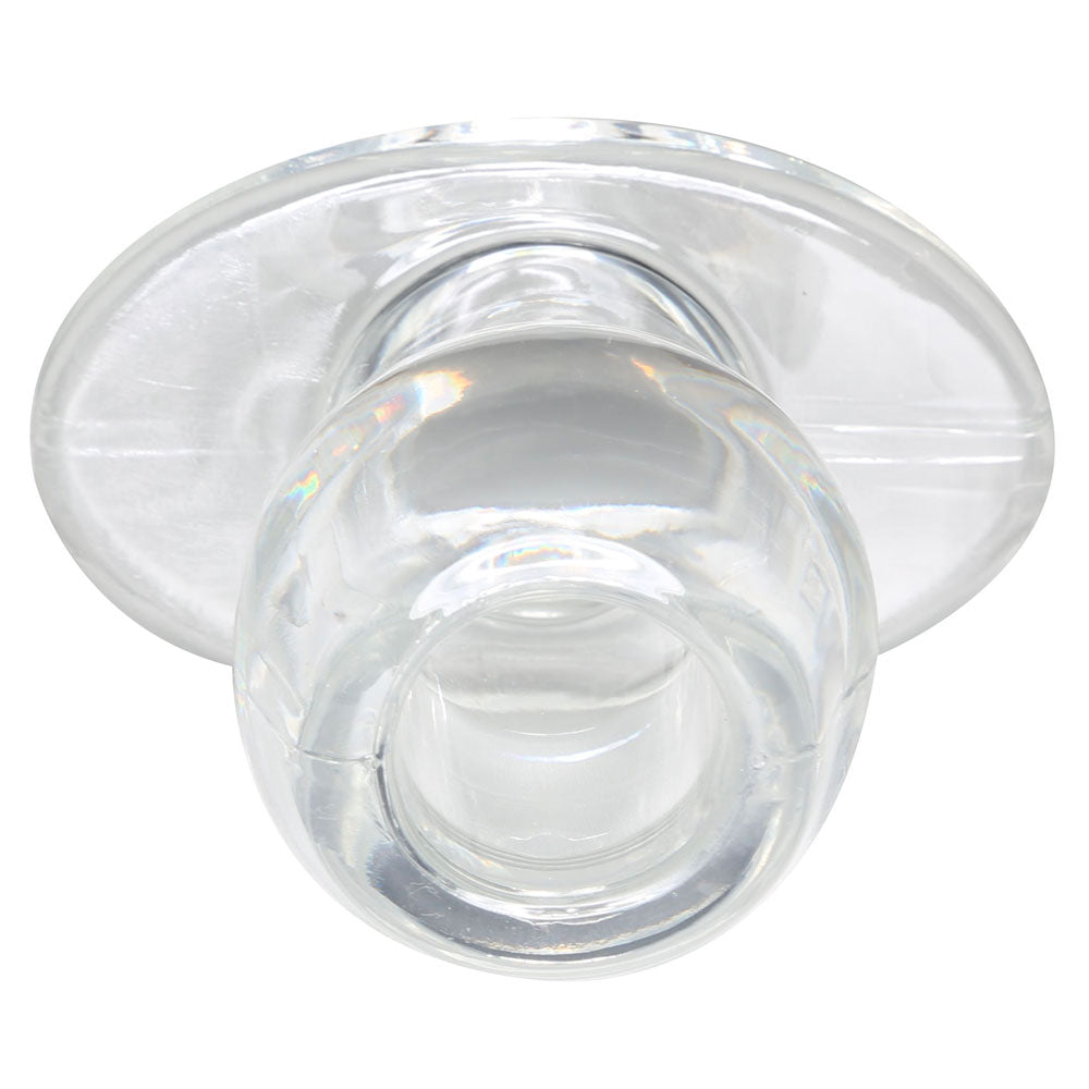 Perfect Fit Tunnel Plug Medium Clear|Side View|"medium tunnel design-side view"|