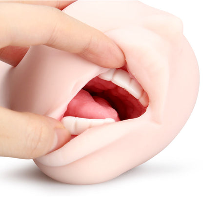 Magic Eyes Mouth Of Truth Masturbator|Side View|"mouth detail - side view"