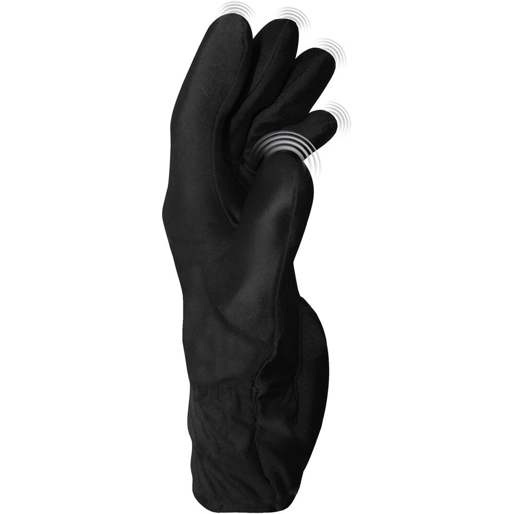 Fukuoku Vibrating Five Finger Massage Glove Left Hand | Detail | "vibrating fingertip design - detail view"