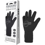 Fukuoku Vibrating Five Finger Massage Glove Left Hand | Package | "complete massage set - package view"