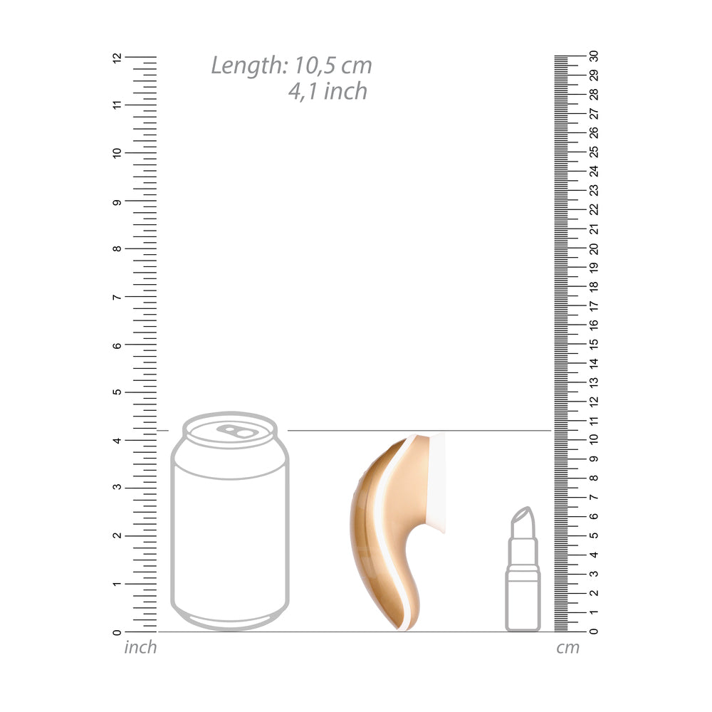 Twitch Gold Hands Free Suction And Vibration Toy|Detail View|"Multi-function controls - detail view"