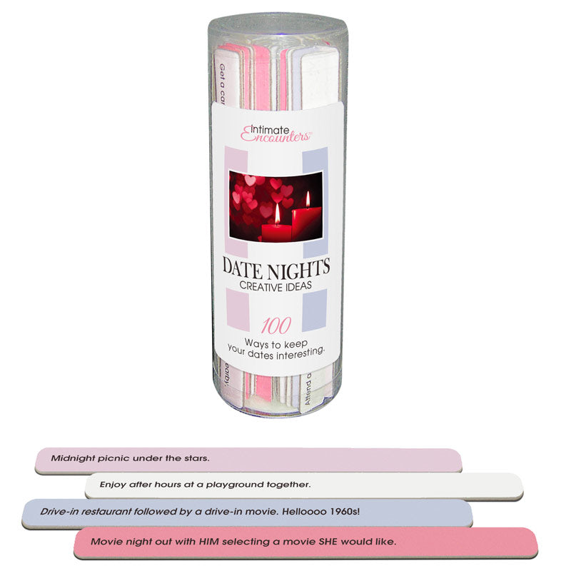 Date Nights Games|Front View|"couples date game - front view"