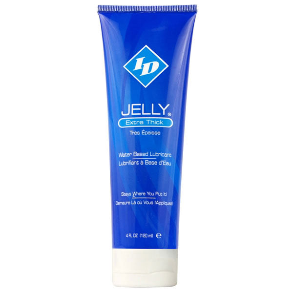 ID Jelly Extra Thick 4oz Lubricant|Front View|"extra thick-front view adult toys direct"|