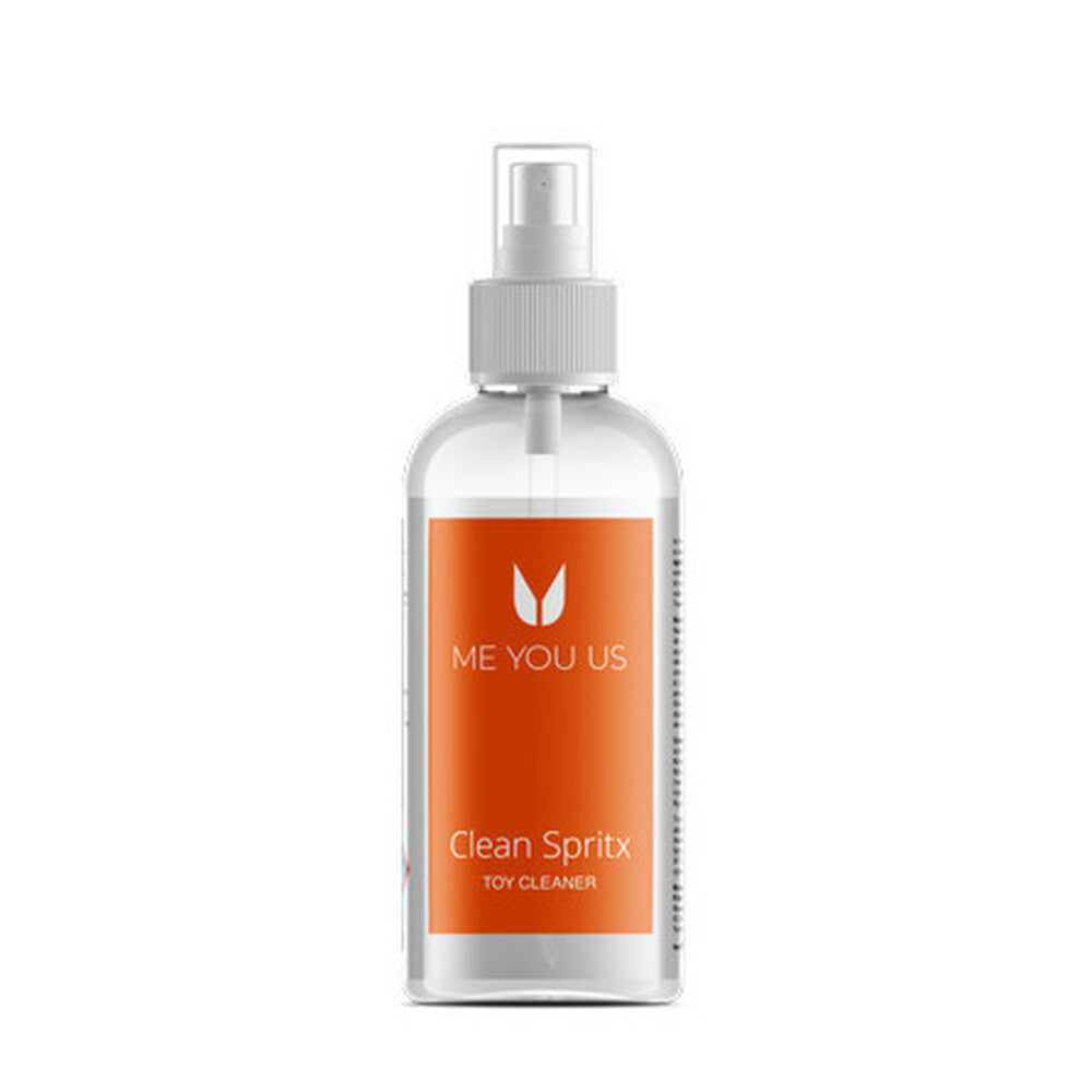 Me You Us Spritz Toy Cleaner 150ml|Front View|"toy cleaner-front view adult toys direct"|