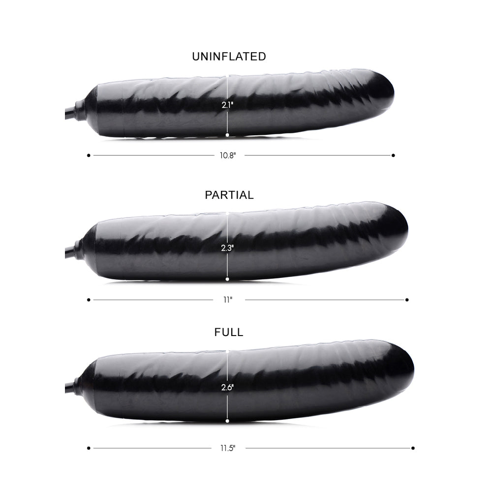 XR Large Inflatable Dildo|Back View|"quality build - back view"