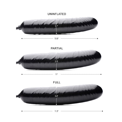 XR Large Inflatable Dildo|Back View|"quality build - back view"