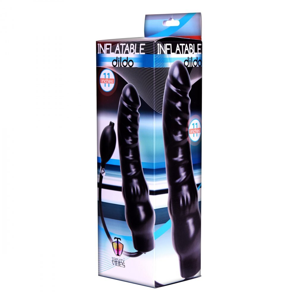XR Large Inflatable Dildo|Detail View|"inflation detail - detail view"