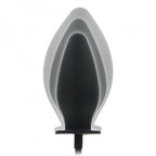XR-Inflatable-Butt-Plug|Front View|"adjustable pleasure device-front view"