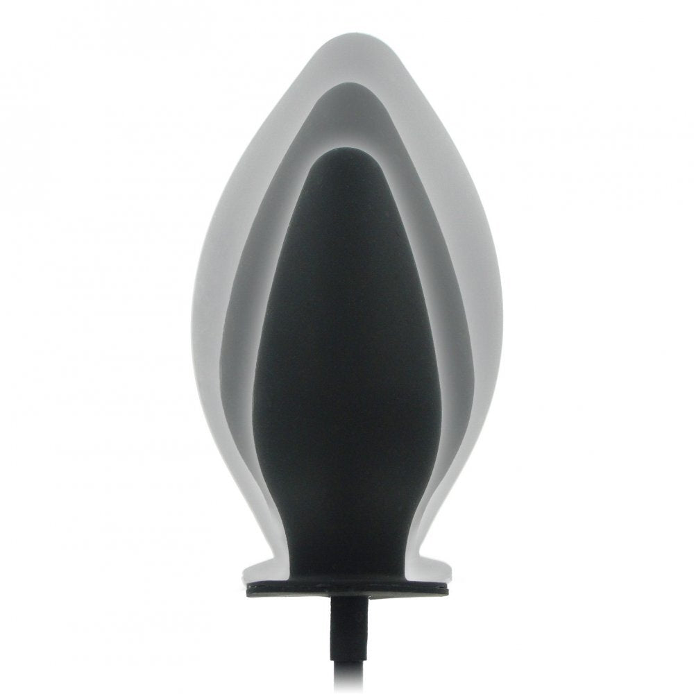 XR-Inflatable-Butt-Plug|Front View|"adjustable pleasure device-front view"