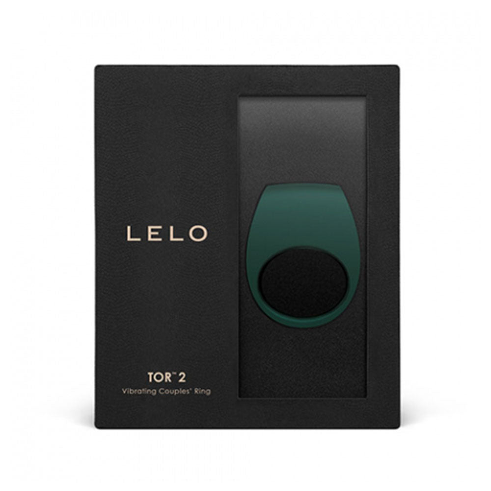 Lelo Tor 2 Couples Ring Green|Side View|"couples detail - side view"