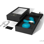 Lelo-Hugo-Prostate-Massager-Ocean-Blue|Side View|"ergonomic design-side view"