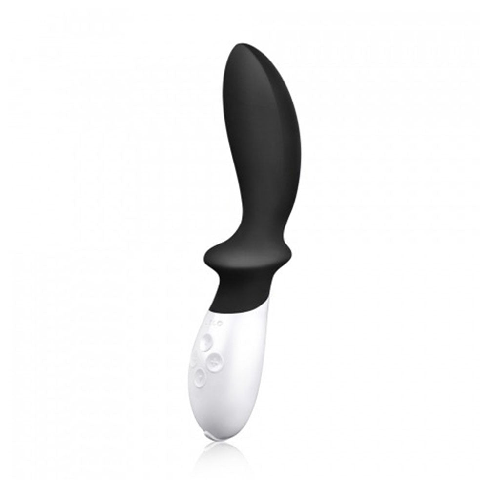 Lelo-Loki-Prostate-Massager-Obsidian-Black|Front View|"premium massager-front view"