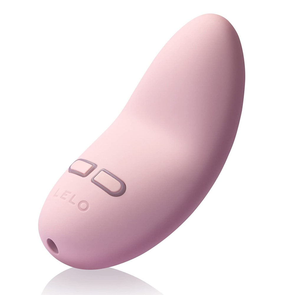 Lelo Lily 2 Rechargeable Clitoral Vibrator Pink Rose and Wisteri|Front View|"Pink rose luxury vibrator - front view"