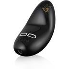 Lelo Nea 2 Clitoral Massager Obsidian Black|Front View|"Obsidian black massager - front view"