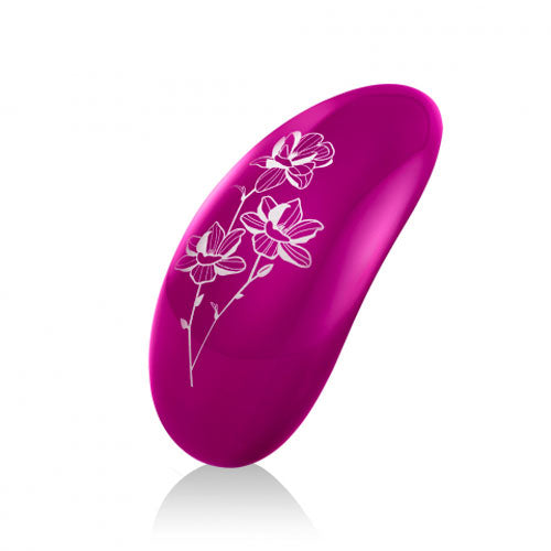 Lelo Nea 2 Clitoral Massager Deep Rose|Side View|"Premium pleasure device - side view"