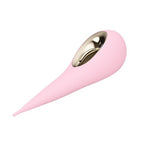 Lelo Dot Elliptical Clitoral Stimulator Pink|Side View|"Premium pleasure device - side view"