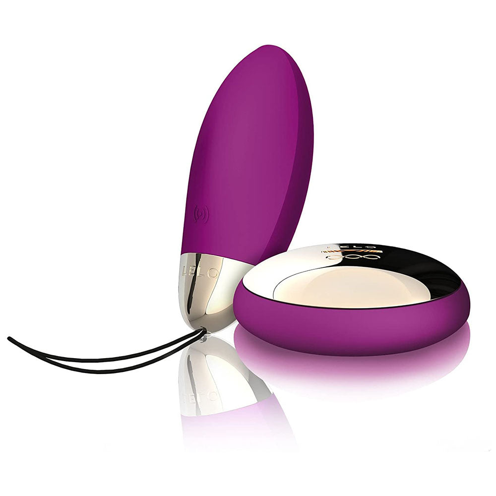 Lelo-Lyla-2-Deep-Rose-Vibrating-Bullet|Detail View|"control features-detail view"