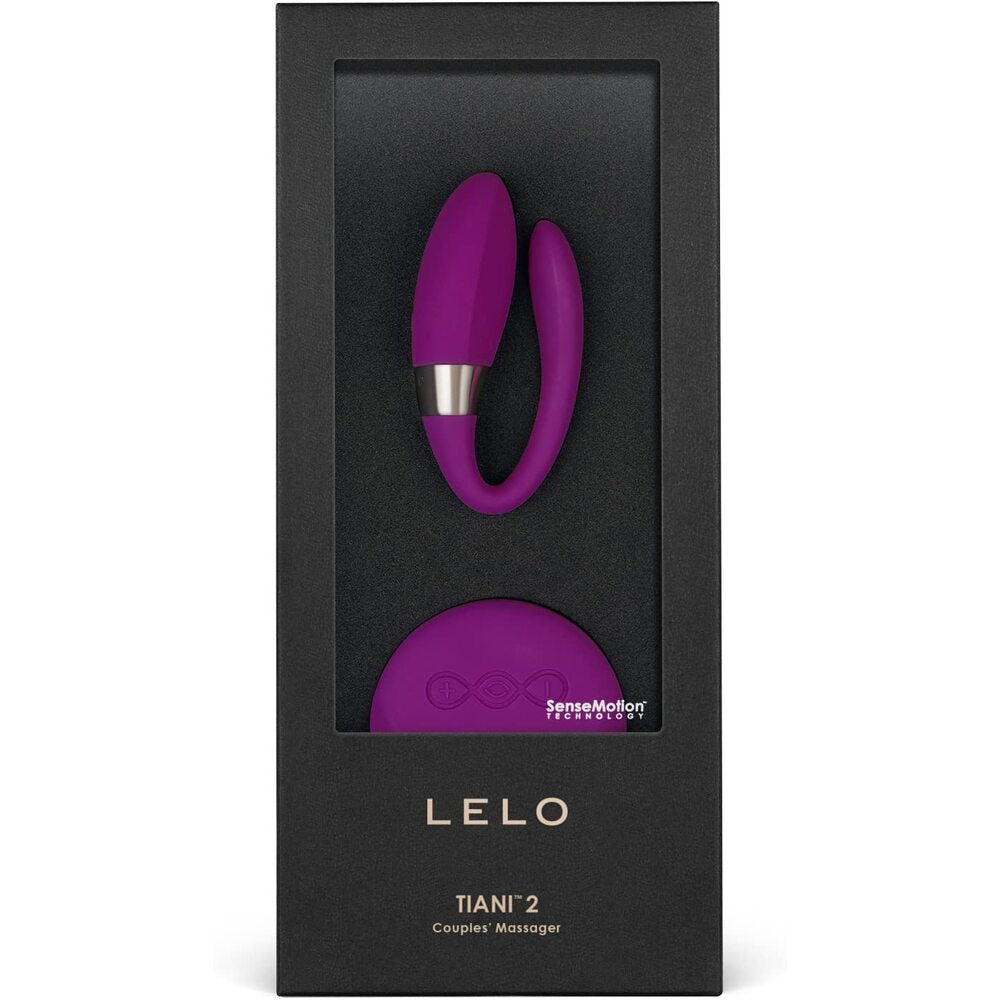 Lelo Tiani 2 Couples Massager Deep Rose|Detail View|"Multi-function controls - detail view"