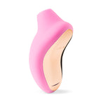 Lelo Sona Cruise Sonic Clitoral Massager Pink|Front View|"Pink sonic massager - front view"
