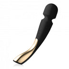 Lelo Smart Wand 2 Large Black | Main | "powerful luxury massage wand with sleek black finish - main view"