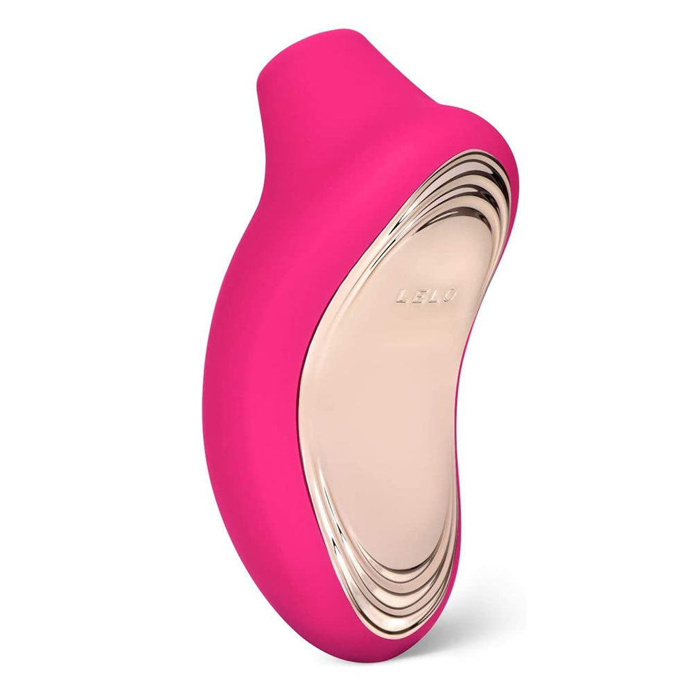 Lelo Sona 2 Cerise Clitoral Vibrator|Side View|"Premium pleasure device - side view"