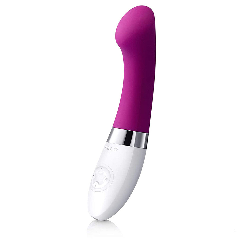 Lelo-Gigi-2-Deep-Rose-G-Spot-Vibrator|Front View|"deep rose vibrator-front view"