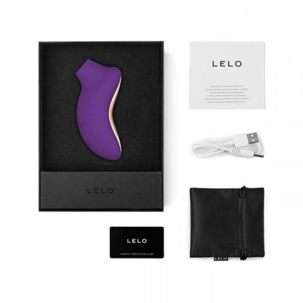Lelo Sona Cruise 2 Purple Clitoral Vibrator|Side View|"Premium pleasure device - side view"