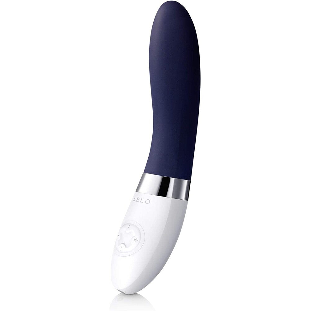 Lelo-Liv-2-G-Spot-Vibrator-Blue|Front View|"blue gspot vibrator-front view"