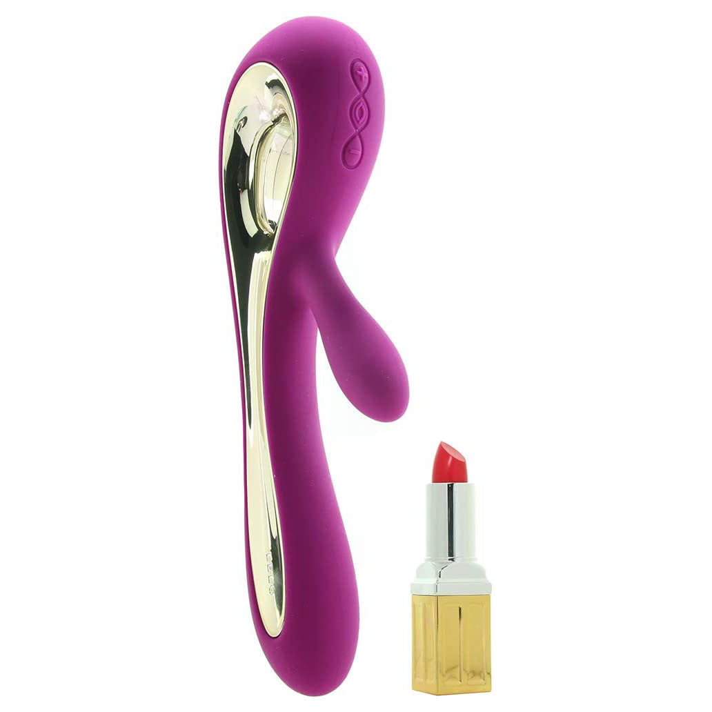 Lelo Soraya 2 Dual Rabbit Vibrator Deep Rose|Kit View|"Complete luxury system - kit view"