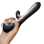Lelo-Soraya-2-Dual-Rabbit-Vibrator-Black|Detail View|"control features-detail view"