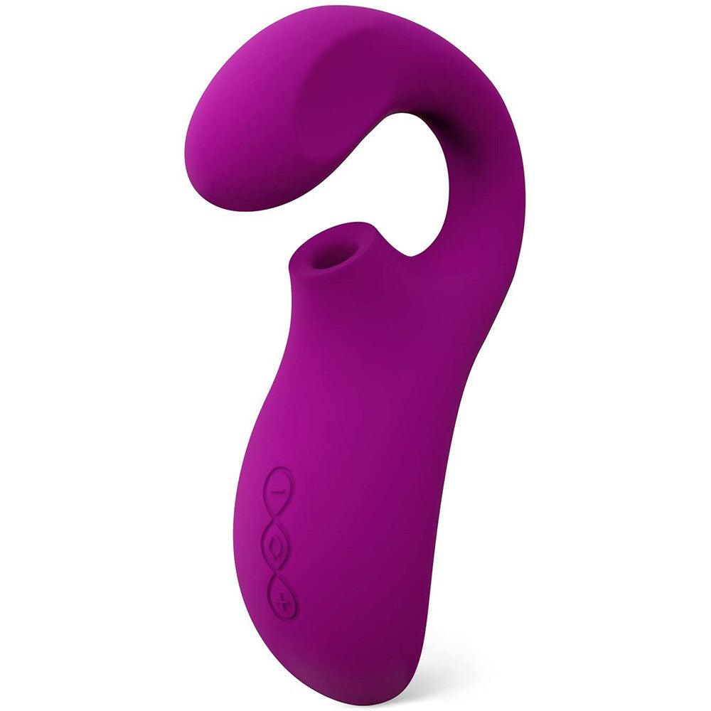 Lelo-Enigma-Dual-Massager-Deep-Rose|Front View|"deep rose massager-front view"