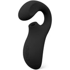 Lelo-Enigma-Dual-Massager-Black|Front View|"black dual massager-front view"