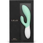 Lelo Ina 3 Dual Action Massager Seaweed|Kit View|"Complete luxury pleasure system - kit view"
