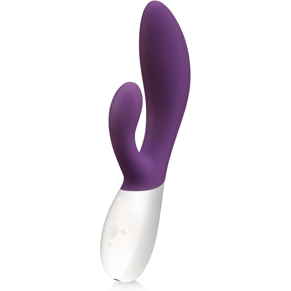 Lelo-Ina-Wave-2-Luxury-Rechargeable-Vibe-Plum|Front View|"luxury wave vibrator-front view"