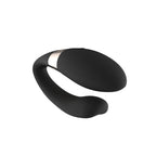 Lelo Tiani Duo Harmony Couples Massager Black|Side View|"Premium couples device - side view"