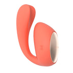 Lelo-Ida-Wave-GSpot-Massager-Coral|Side View|"couples design-side view"
