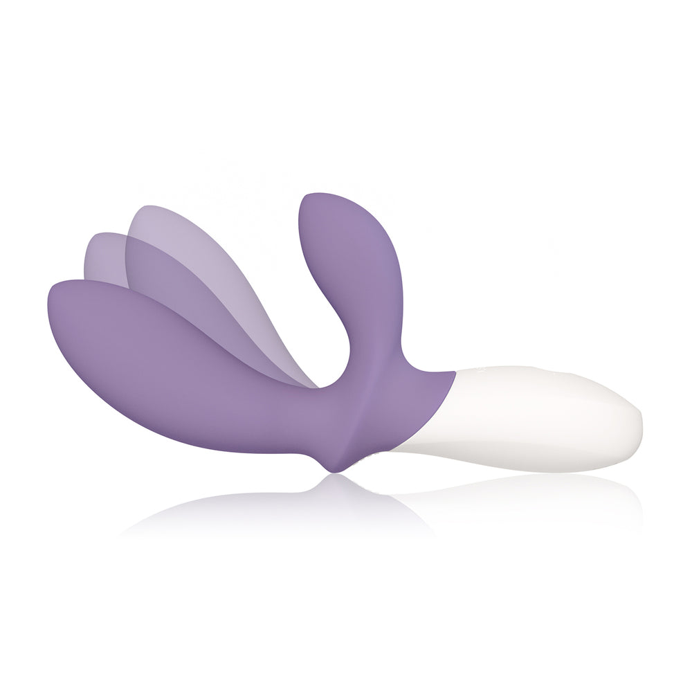 Lelo-Loki-Wave-2-Violet-Dust-Prostate-Massager|Side View|"ergonomic design-side view"