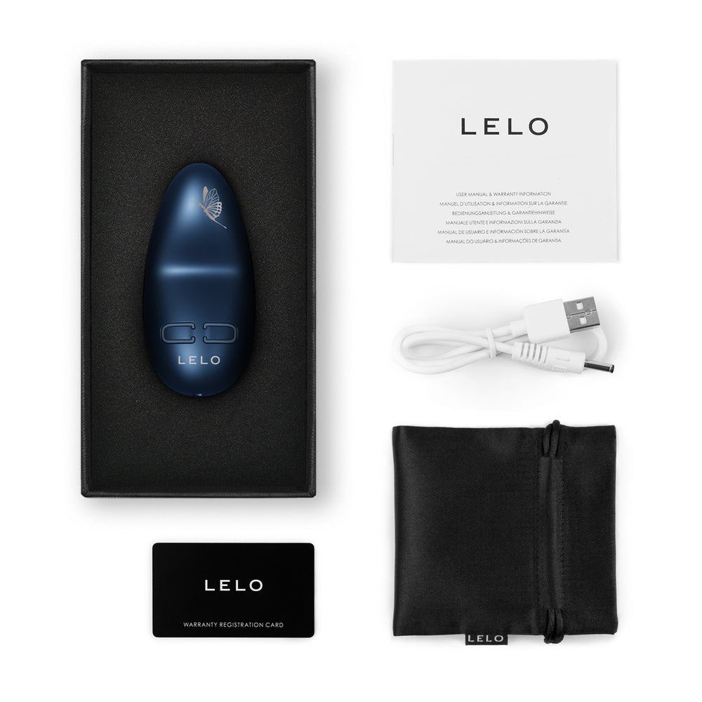 Lelo Nea 3 Alien Petite Personal Massager|Detail View|"Multi-function controls - detail view"