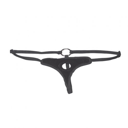 Lux Fetish Velvet Bikini Harness|Side View|"velvet design - side view"