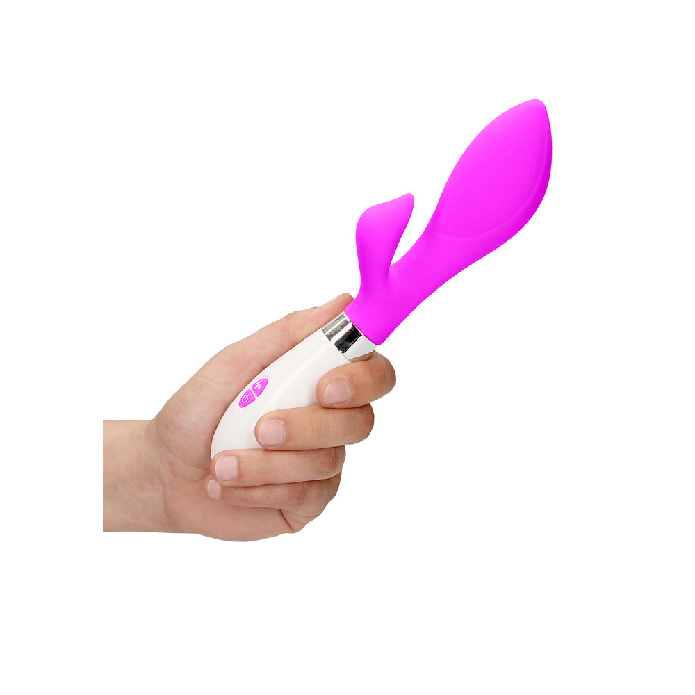 Luminous Achelois Ultra Soft Clit Stim Vibe Fuchsia|Kit View|"Complete pleasure system - kit view"