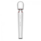 Le Wand Rechargeable White Massager|Front|"white rechargeable wand massager - front view"