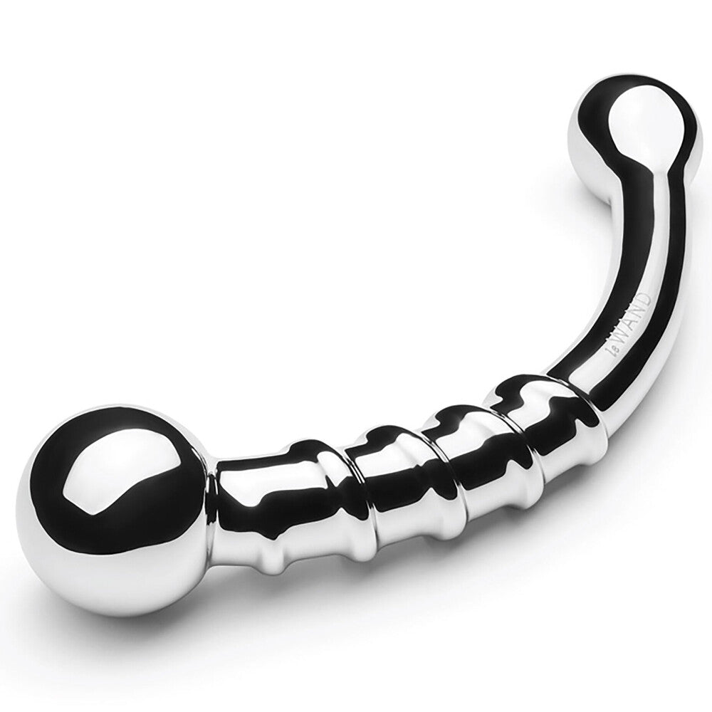 Le-Wand-Bow-Stainless-Steel-Dildo|Front View|"steel dildo-front view"