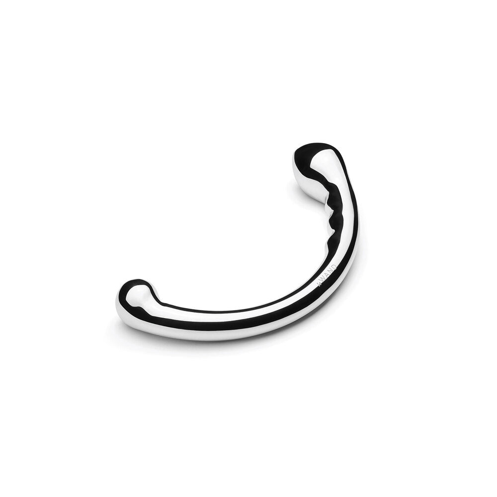 Le Wand Hoop Stainless Steel Dildo|Side View|"hoop detail - side view"
