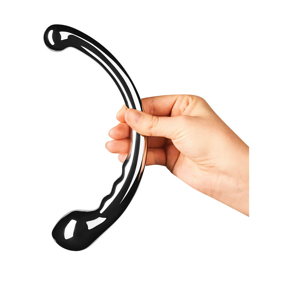 Le Wand Hoop Stainless Steel Dildo|Back View|"quality build - back view"