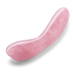 Le Wand Crystal G Wand Rose Quartz|Front View|"crystal design - front view"