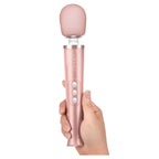 Le Wand Petite Gold Travel Rechargeable Wand | Detail | "premium control panel - detail view"